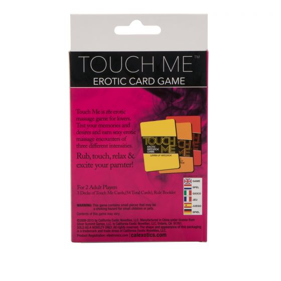 Touch Me Adult Couples Card Game