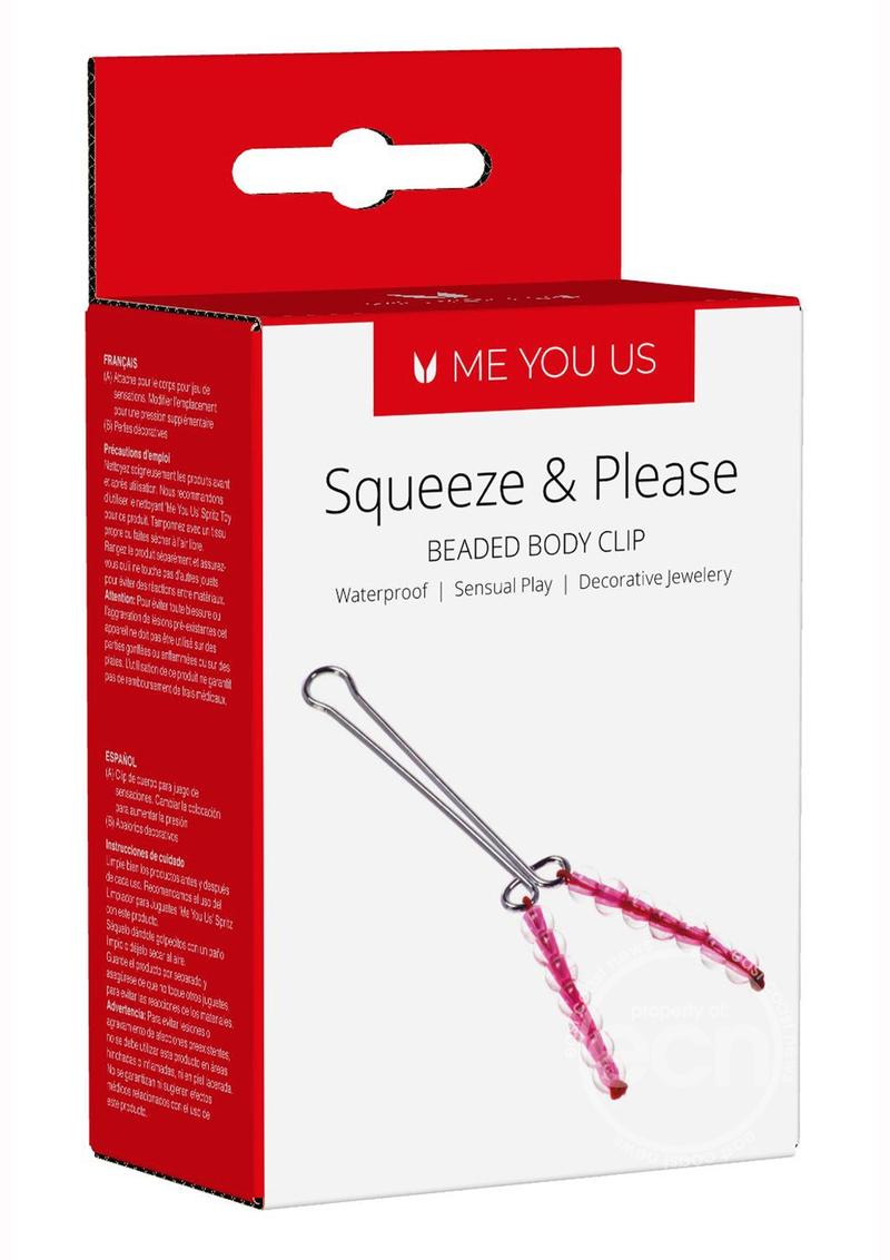 Me You Us - Squeeze & Please Beaded Body Clip