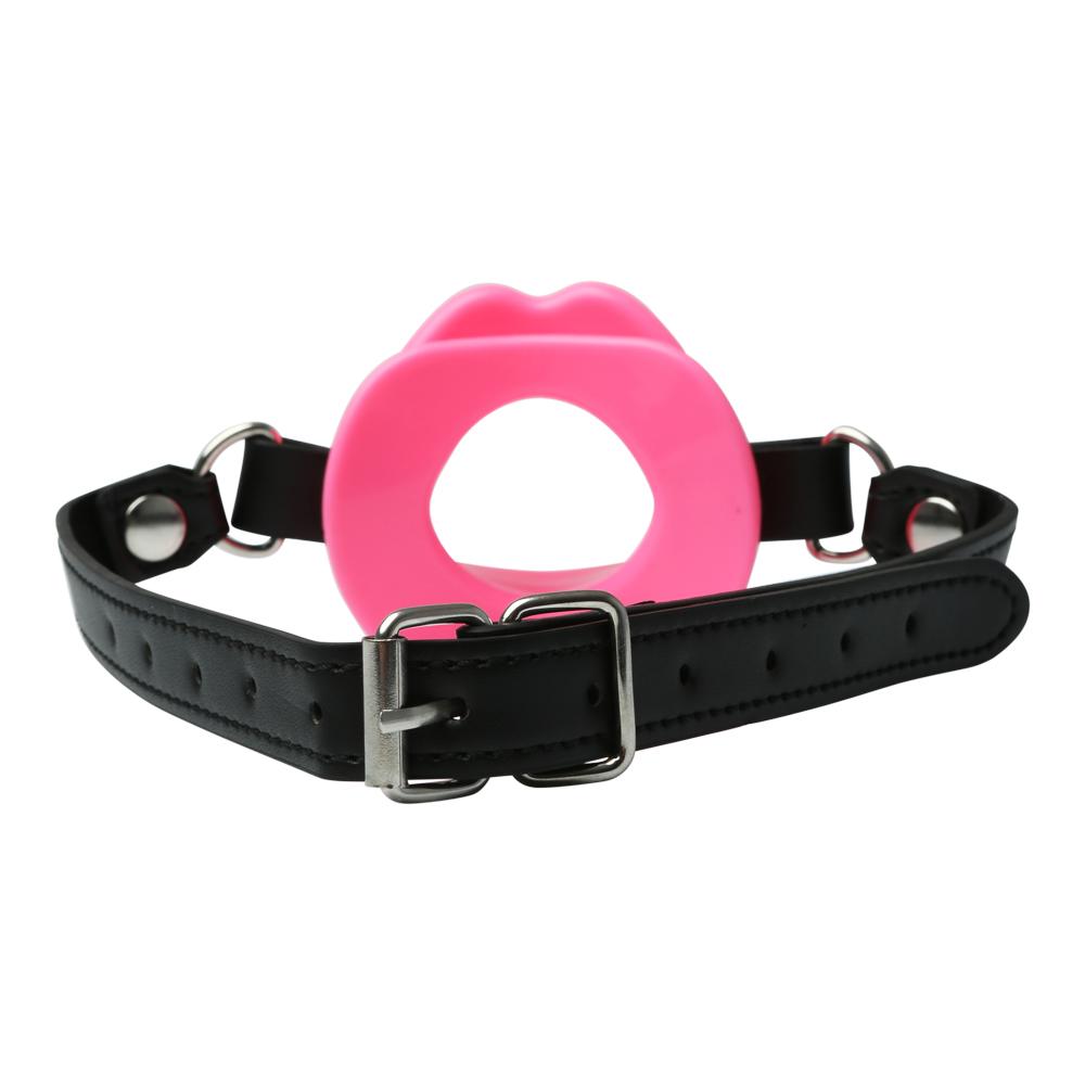 Sex & Mischief Silicone Lips Open Mouth Gag