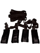 Sex & Mischief Bed Bondage Restraint Kit - Black
