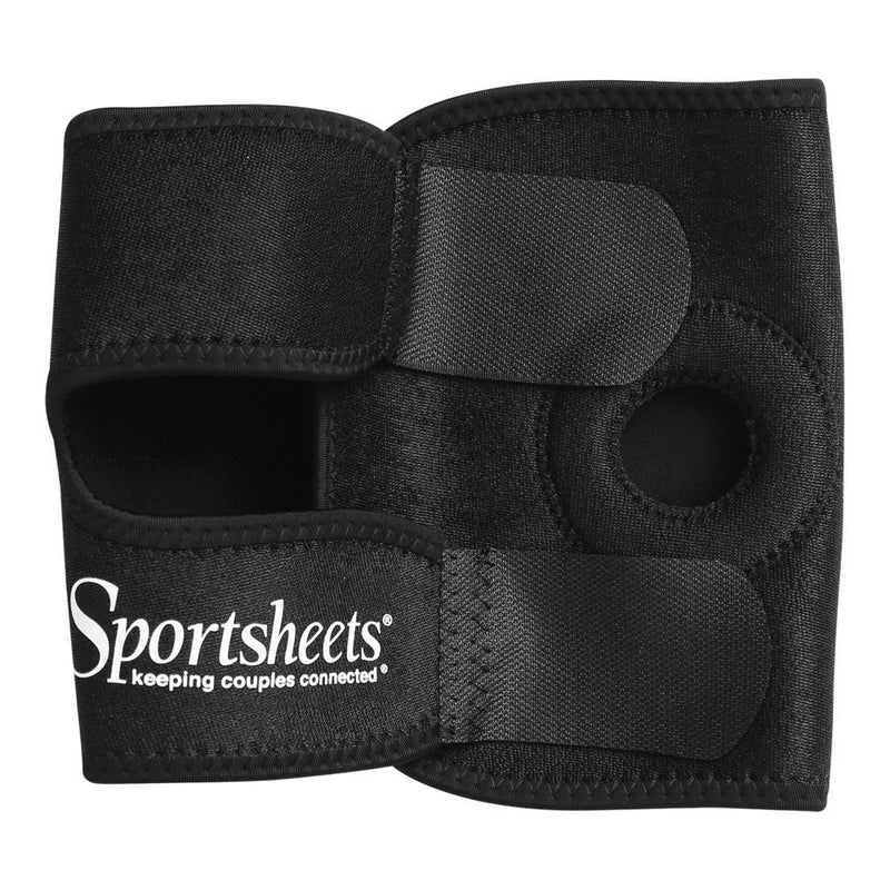 Sportsheets Adjustable Thigh Strap-On Harness - Black