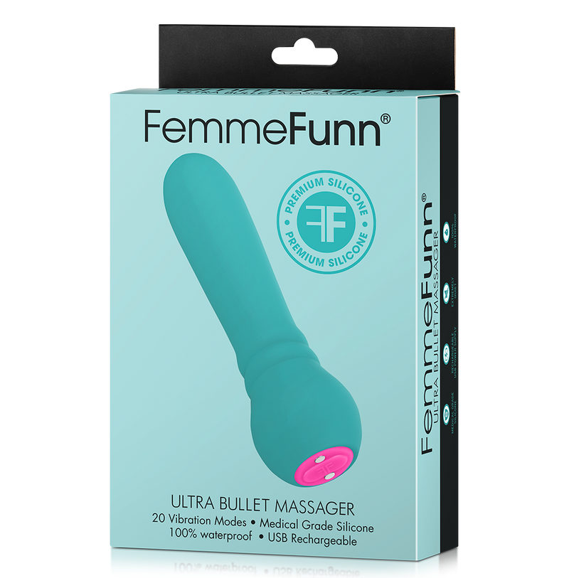 FemmeFunn UltraBullet Rechargeable Silicone Super-Rumbly Bullet Vibrat FemmeFunn UltraBullet Rechargeable Silicone Super-Rumbly Bullet Vibrat