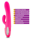 Viben Hypnotic Thrusting Rabbit Vibrator with Clitoral Stimulator