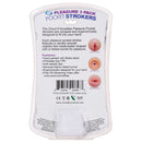 Trio Stroker Kit: Pussy/Ass/Mouth Masturbators - Vanilla