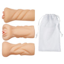 Trio Stroker Kit: Pussy/Ass/Mouth Masturbators - Vanilla