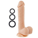 Cloud9 Pro Sensual Premium Silicone Dong with 3 Bonus C-Rings - 8"