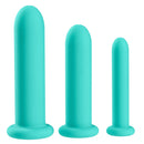 Cloud 9 Health & Wellness 3-Piece Silicone Dilator Kit - Teal