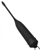Master Series Cadence Vibrating Silicone Urethral Sound - Black