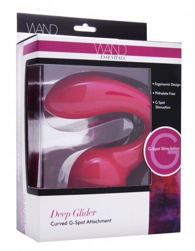 Wand Essentials Deep Glider TPR Wand Attachment - Pink