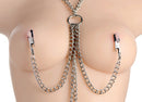 Master Series Chained Collar + Nipple-to-Clit Clamp Set