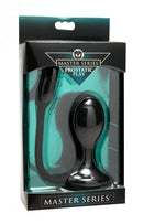 Master Series Prostatic Play Rover Silicone Cock Ring and Anal Plug - Black