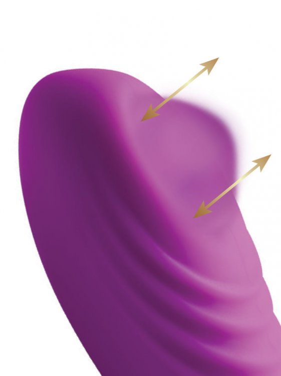 Inmi G-Thump Silicone Rechargeable G-Spot Stimulator - Purple