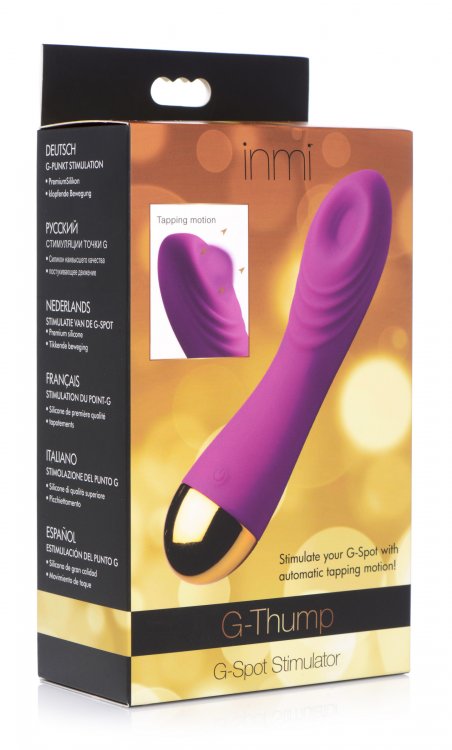 Inmi G-Thump Silicone Rechargeable G-Spot Stimulator - Purple