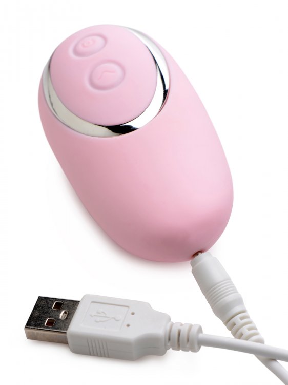 Inmi 7X Pleasure Pulse Silicone Rechargeable Clitoral Stimulator - Pink