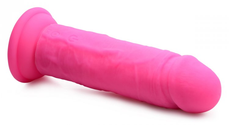 Strap U Power Player 28X Remote-Control Silicone Vibrating Dildo