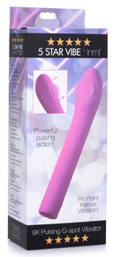 Inmi 5 Star 9X Pulsing Rechargeable Silicone G-Spot Vibrator