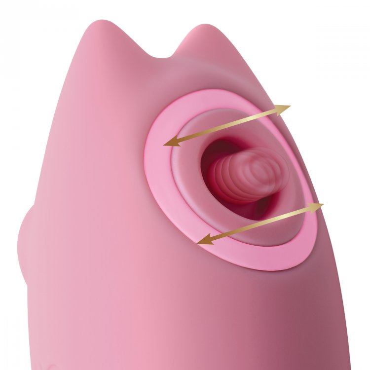 Inmi Shegasm Kitty Licker Triple Clit Stimulator - Pink