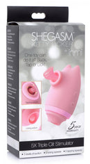 Inmi Shegasm Kitty Licker Triple Clit Stimulator - Pink