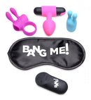 Bang! Silicone Vibrating Remote-Control Birthday Sex Kit - 6 pcs