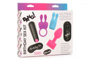 Bang! Silicone Vibrating Remote-Control Birthday Sex Kit - 6 pcs