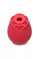 Bloomgasm Wild Rose Silicone Rechargeable Air-Pulsation Clit Stimulator - Red