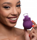 Bloomgasm Wild Violet Rechargeable Silicone Licking-Tongue Clitoral Stimulator