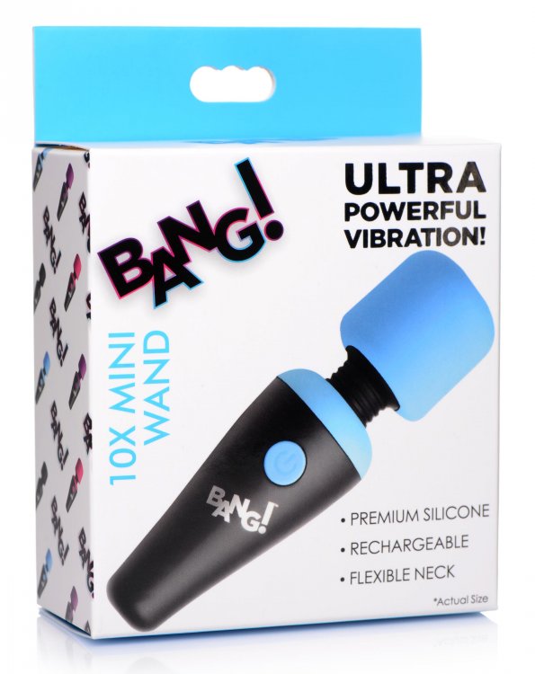 Bang! 10X Vibrating Mini Rechargeable Silicone Wand