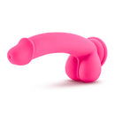 Ruse D-Thang Colorful Silicone Dildo with Balls and Suction Cup
