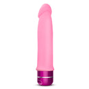 Luxe Purity Vibrating Silicone Dildo