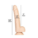Addiction Tristan 9" Silicone Dildo - Vanilla