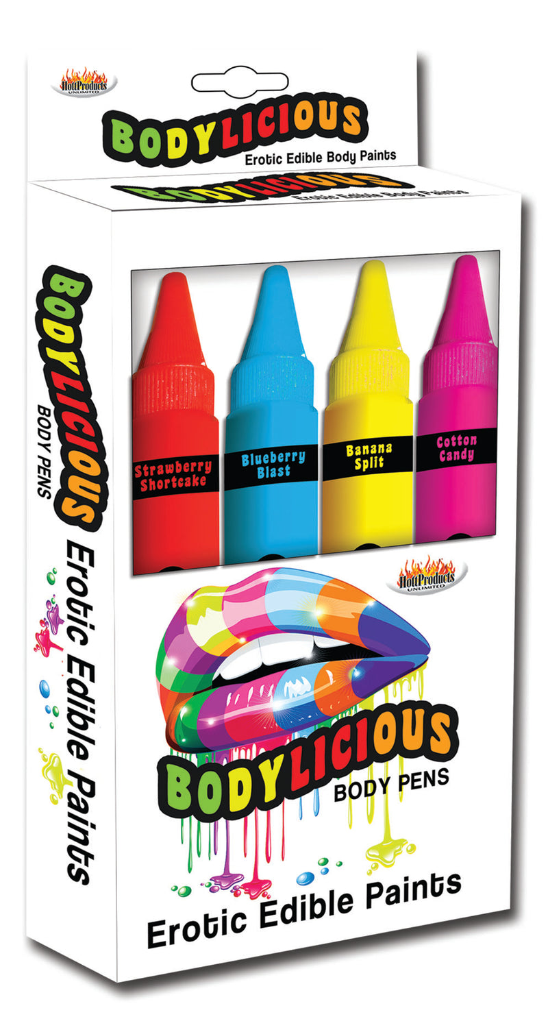 BodyLicious Erotic Edible Paint Pens - 4 Flavors