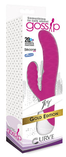 Gossip 20x Ivy Textured Silicone Vibrating Dual Stimulator