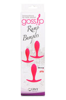 Gossip Rump Bumpers Silicone Anal Plug Set