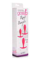 Gossip Rump Bumpers Silicone Anal Plug Set