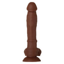 Real Supple Posable-Spine Silicone 8.25" Dildo with Suction Cup