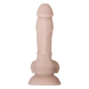 Real Supple Posable-Spine Silicone 6" Dildo with Suction Cup