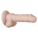 Real Supple Posable-Spine Silicone 6" Dildo with Suction Cup