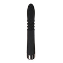 Evolved Rapid Rabbit Rechargeable Silicone Thrusting Vibrating Dual Stimulator - Black