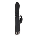 Evolved Rapid Rabbit Rechargeable Silicone Thrusting Vibrating Dual Stimulator - Black