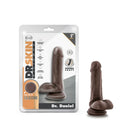 Dr. Skin Platinum Collection Dr. Daniel Silicone Dildo with Balls and Suction Cup 6in