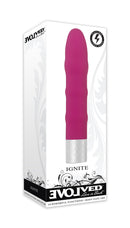 Evolved Ignite Rigid Silicone Vibrator with Turbo Boost - Pink