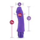 Luxe Marco Thick Phallic Vibrating Silicone Dildo