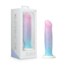 Avant D17 Lucky Silicone Dildo - Pink/Purple/Blue Glitter Gradient
