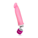 Luxe Purity Vibrating Silicone Dildo