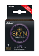 Skyn Elite Thin Non-Latex Polyisoprene Condoms - 3-Pack