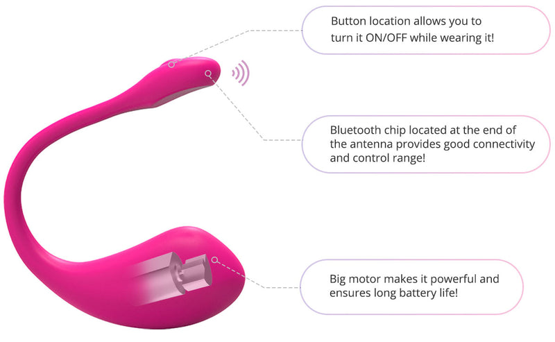 Lovense Lush 2 Bluetooth G-Spot Vibrator - Pink