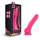 Ruse Hypnotize Colorful Silicone Dildo with Balls and Suction Cup