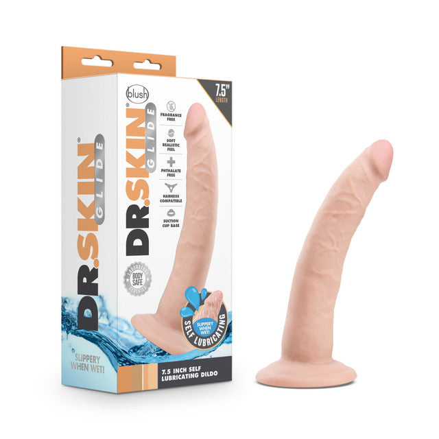 Dr. Skin Glide - Self Lubricating Dildo 7.5in