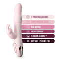 Lush Aurora Silicone Rechargeable Vibrating Dual Stimulator - Light Pink