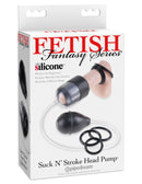 Fetish Fantasy Suck N’ Stroke Head Pump - Black